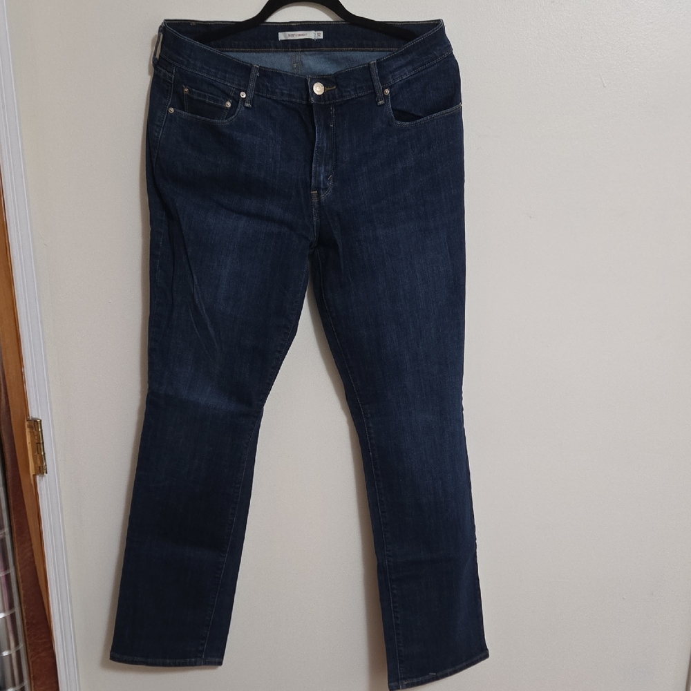 Levi's 505 Women's Deep Blue Straight Leg Jeans NWOT